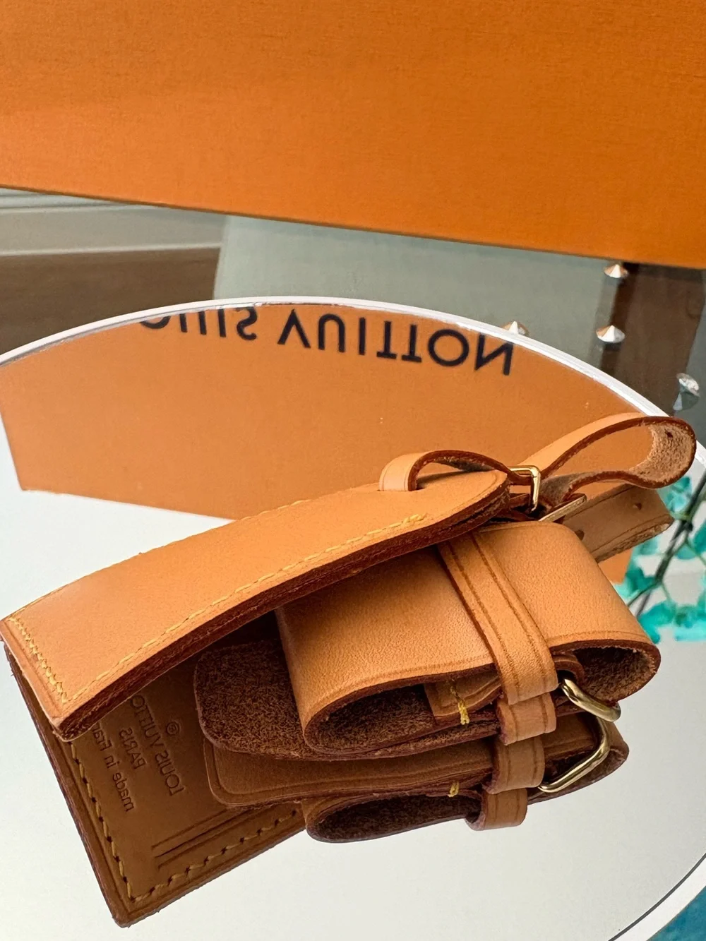 Louis Vuitton Poignant & Luggage Tag Set